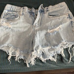 Blank NYC Distressed Jeans Shorts The Barrow Vintage Cut off